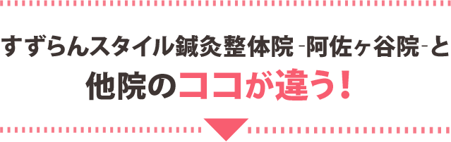 骨盤STYLE整体院と他院のココが違う！